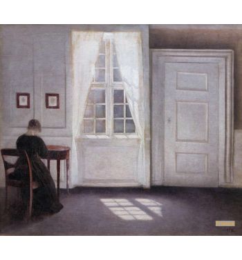A Room In The Artists Home In Strandgade Copenhagen