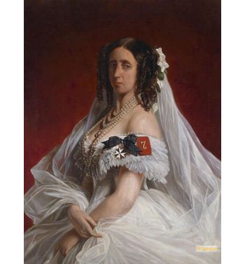 Portrait Of Princess Marie Louise Alexandrine Of Prussia