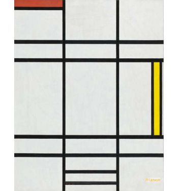 Composition In White, Red, And Yellow, 1936