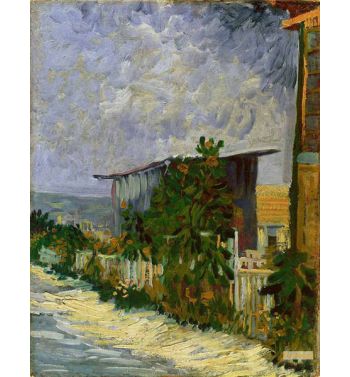 Montmartre Path With Sunflowers
