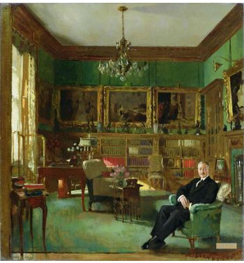 Otto Beit In His Study At Belgrave Square