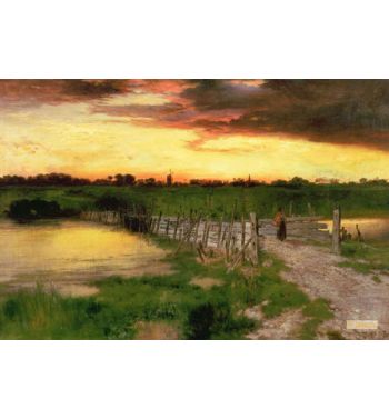 The Old Bridge Over Hook Pond, 1907