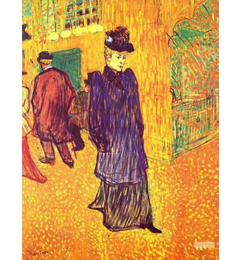 Jane Avril Leaves The Moulin Rouge