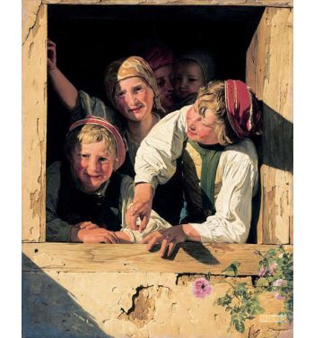 Children At The Window 1853