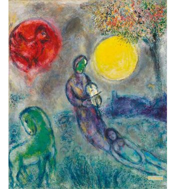 The Violinist Under The Moon, 1975