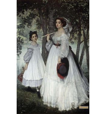 The Two Sisters Portraits In A Park