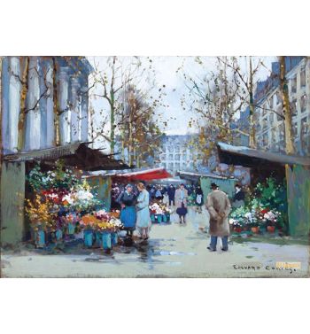Marche Aux Fleur De La Madeleine