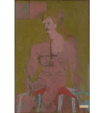 Seated Figure, Classic Male, C, 1941
