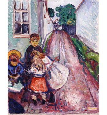 Street In Warnemünde, 1907