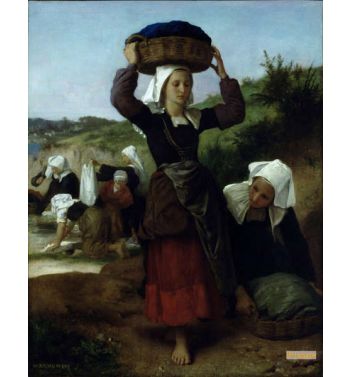 Washerwomen Of Fouesnant, 1869