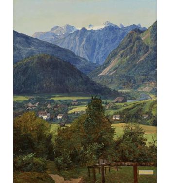 The Dachstein From The Sophien Double View Near Ischl