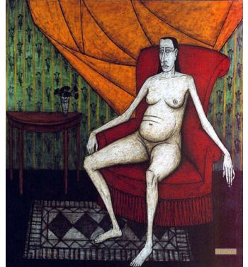 Intérieurs, Femme Assise