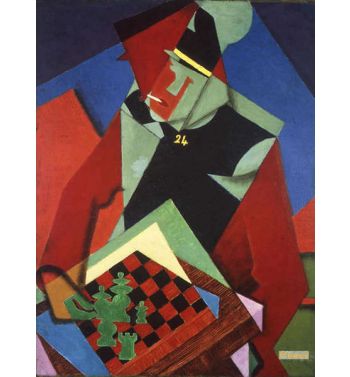 Soldier At A Game Of Chess