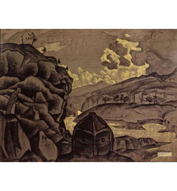 Decor For Peer Gynt By Henrik Ibsen, 1912