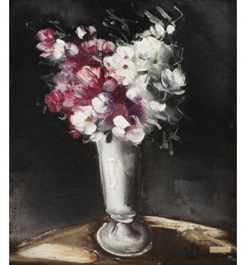 Bouquet Of Flowers In A Vase, Ca, 1924