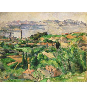 View Of The Bay Of Marseille With The Village Of Saint-Henri