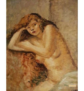 The Red Model, Nude Girl, 1926