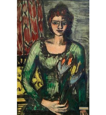 Portrait Quappi In Green Jumper