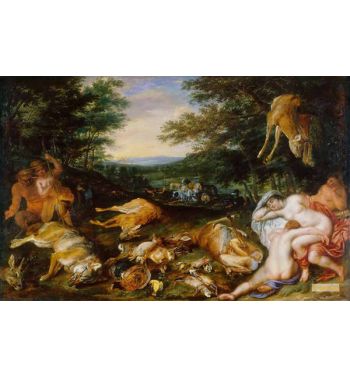 Diana And Her Nymphs After Their Hunt