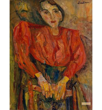 Woman In Red Blouse