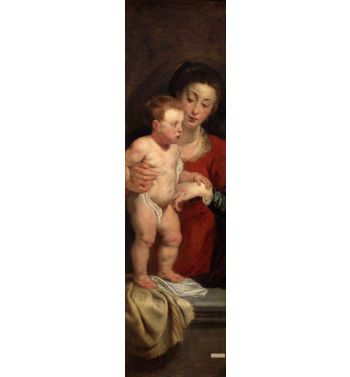 Lamentation Christ On The Straw Left Panel