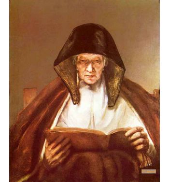 Old Woman Reading