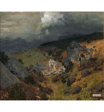 In The Crimean Mountains 1886