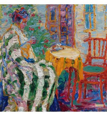 Woman At The Small Table