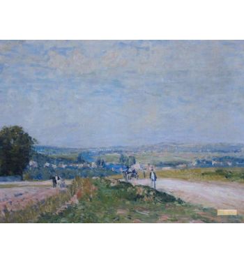 The Chemin De Montbuisson In Louveciennes