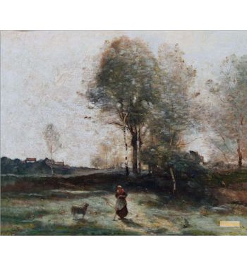 Landscape Or Morning In The Field