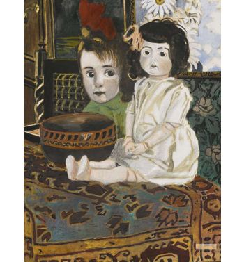 Little Girl With A Doll In The Painter's Interior
