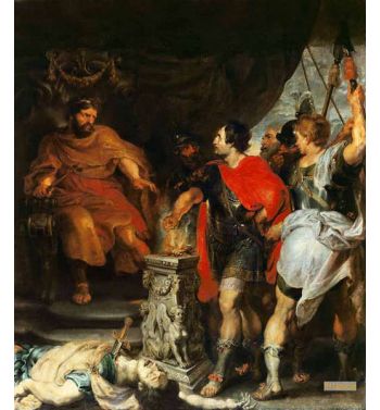 Mucius Scaevola Before Lars Porsena