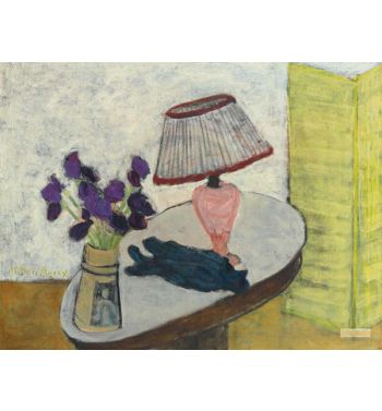 Flowers And Lamp