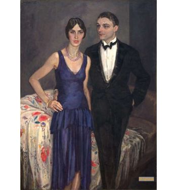 Portrait Of The Married Couple Ter Kuile, 1930