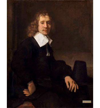 Young Man At A Table Possibly Govaert Flinck 