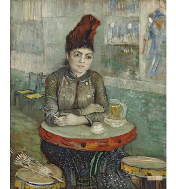 In The Cafe Agostina Segatori In Le Tambourin 1887