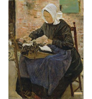A Dutch Lace Maker 1881