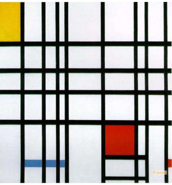 Composition With Red Yellow And Blue