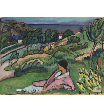 Landscape By The Sea 1919