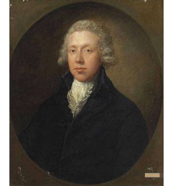 Samuel Kilderbee In A Black Coat And White Lace Collar