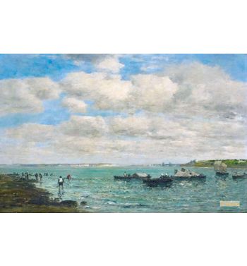Camaret Fishermen And Boats 1869