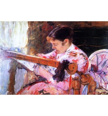 Lydia At The Tapestry Loom C. 1881