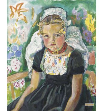 Girl Wearing A Walcheren Dress