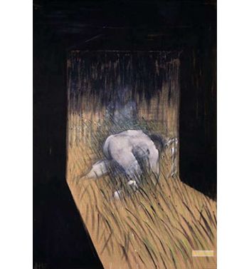 Man Kneeling in Grass