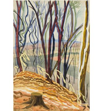 Landscape Through the Trees