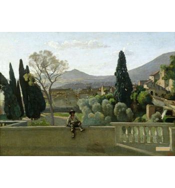 The Gardens Of The Villa Deste Tivoli 1843