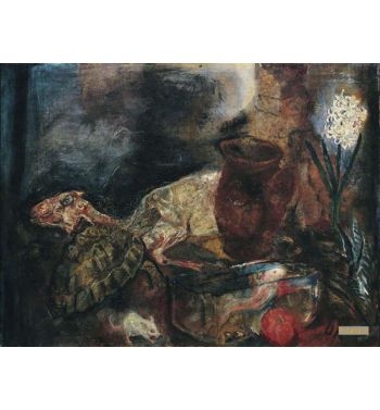 Still Life with Mutton and Hyacinth