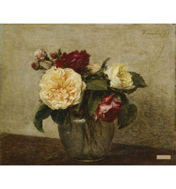 Red And Yellow Roses, 1879