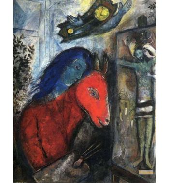 Self Portrait With A Clock 1947