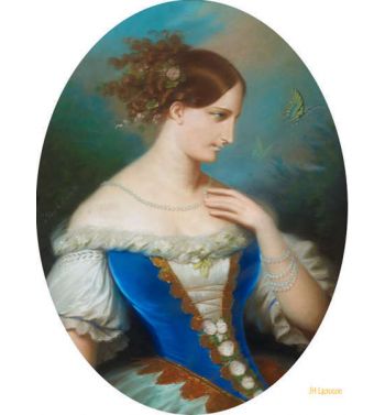 Portrait Of The Ballerina Adèle Monplaisir